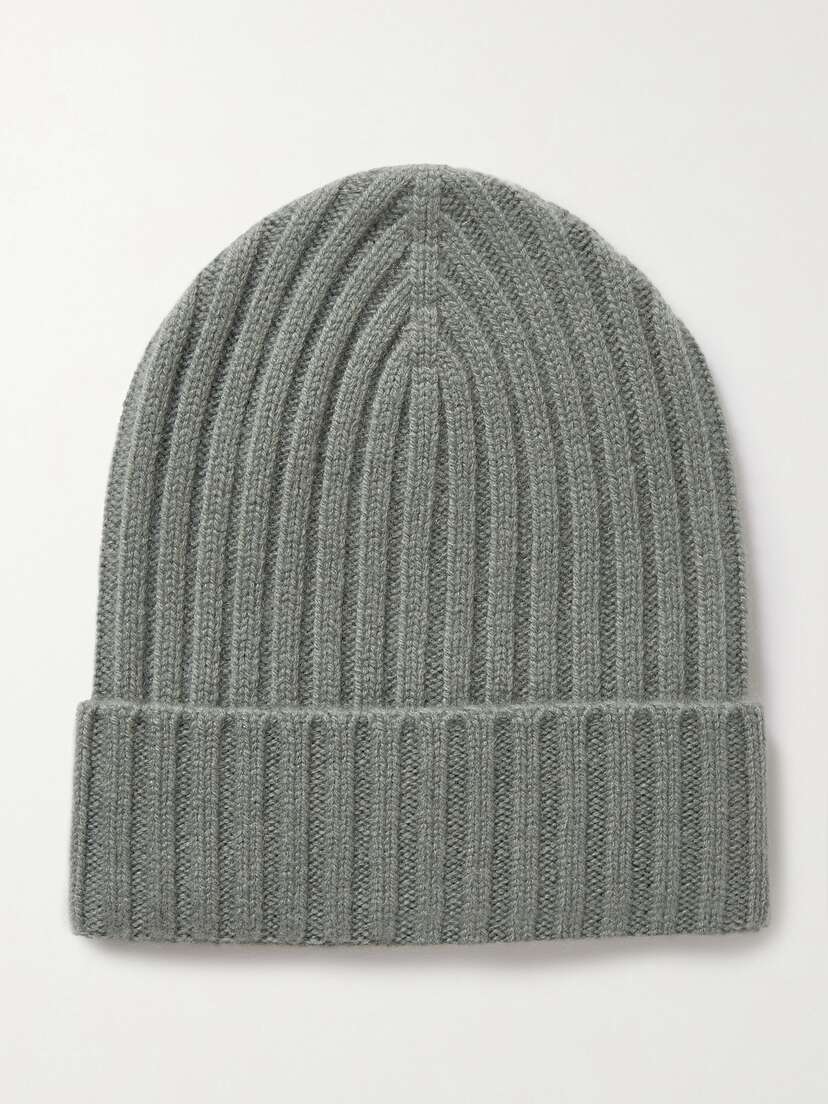 Arch4 + Net Sustain Megan Ribbed Organic Cashmere Beanie