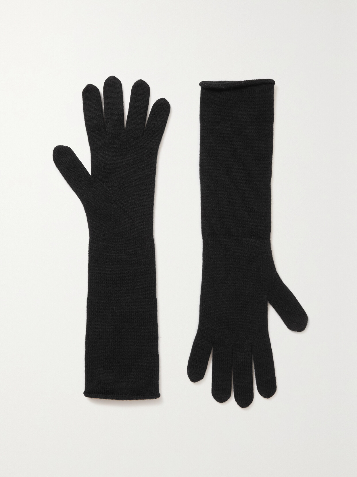 Arch4 Snowberry Cashmere Gloves In Black