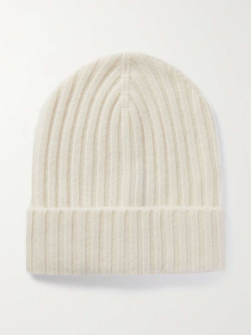 Arch4 + Net Sustain Megan Ribbed Organic Cashmere Beanie