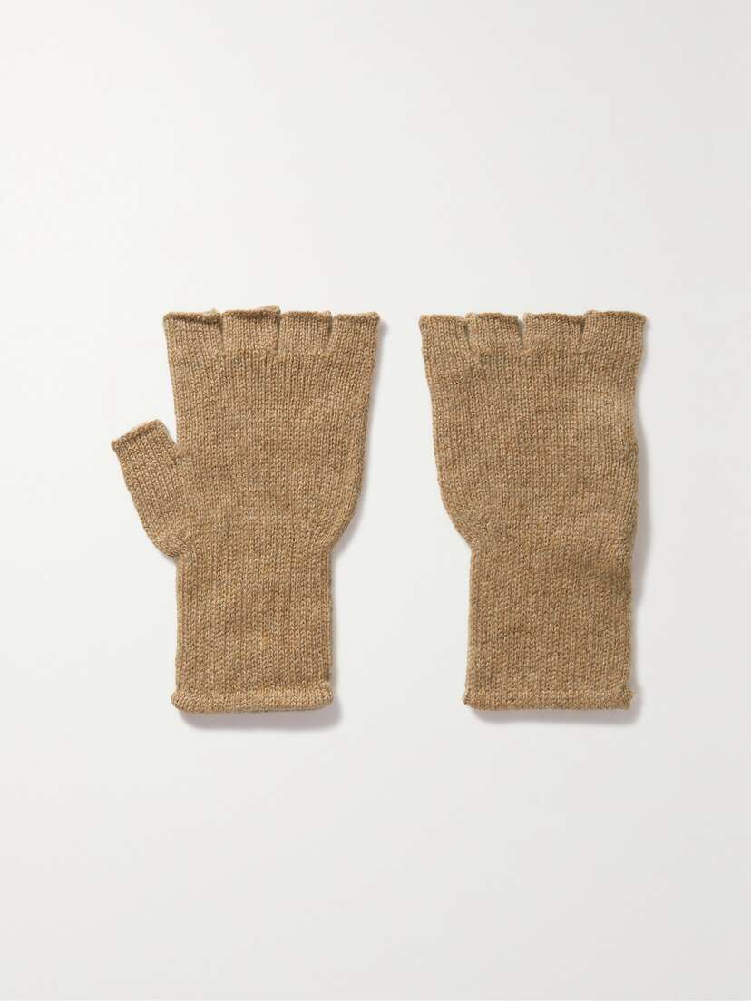 The Elder Statesman Cashmere Fingerless Gloves