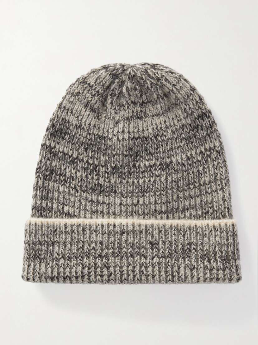 The Elder Statesman Nimbus Twist Cashmere And Cotton-blend Beanie