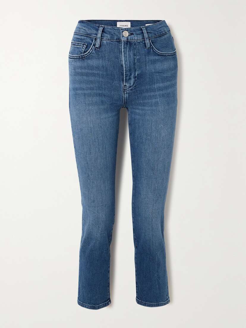 Frame Le High Cropped Slim-leg Jeans