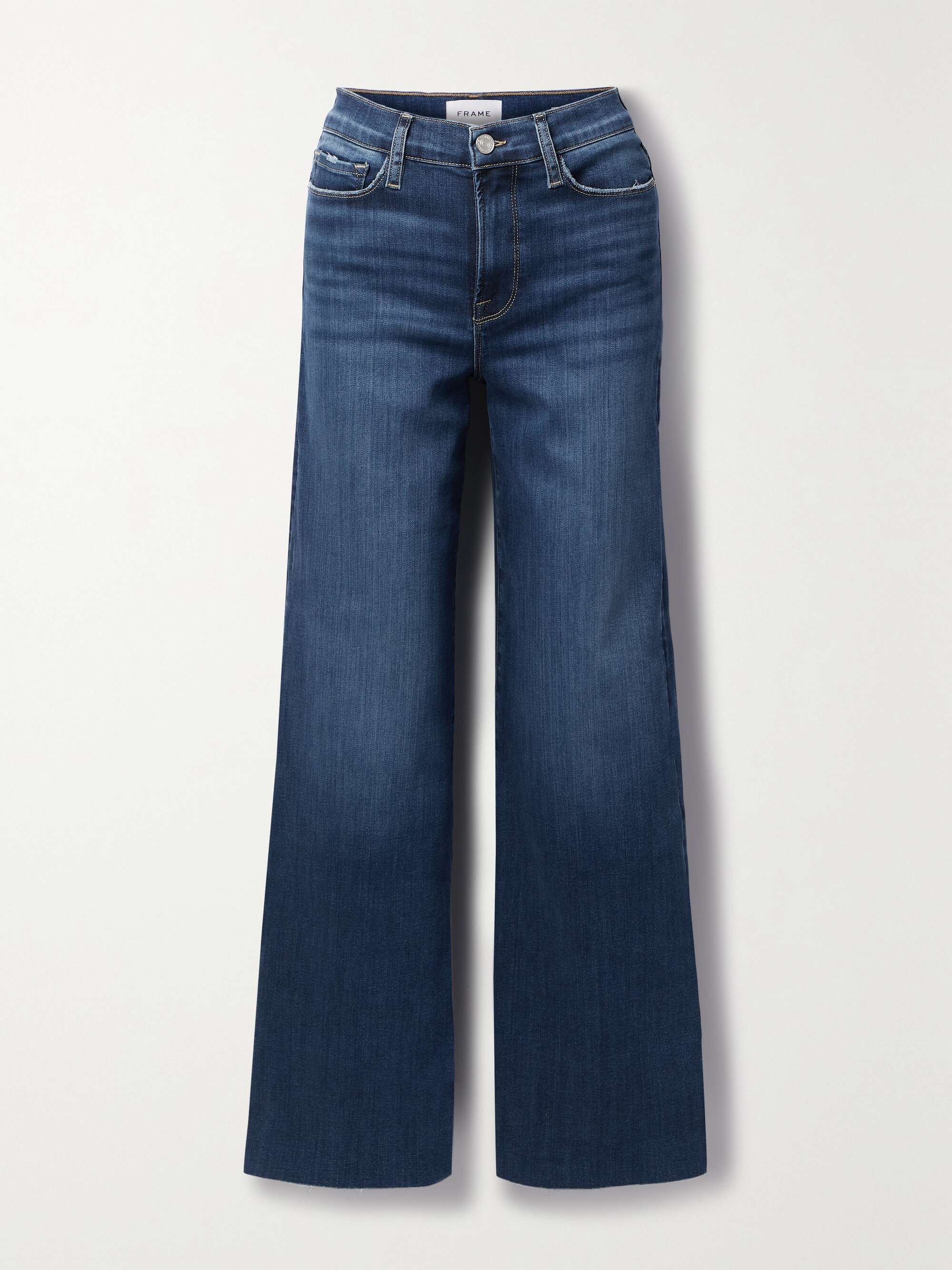 FRAME Le Slim Palazzo high-rise wide-leg jeans | NET-A-PORTER