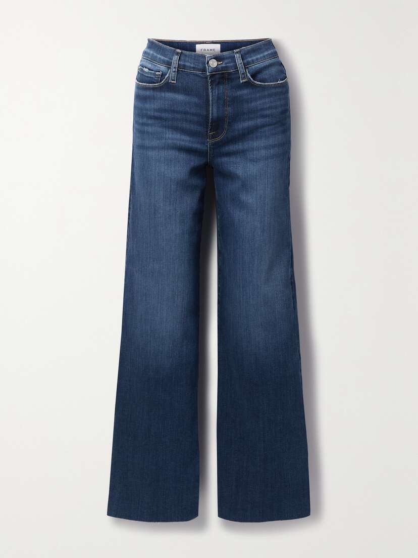Frame Le Slim Palazzo High-rise Wide-leg Jeans