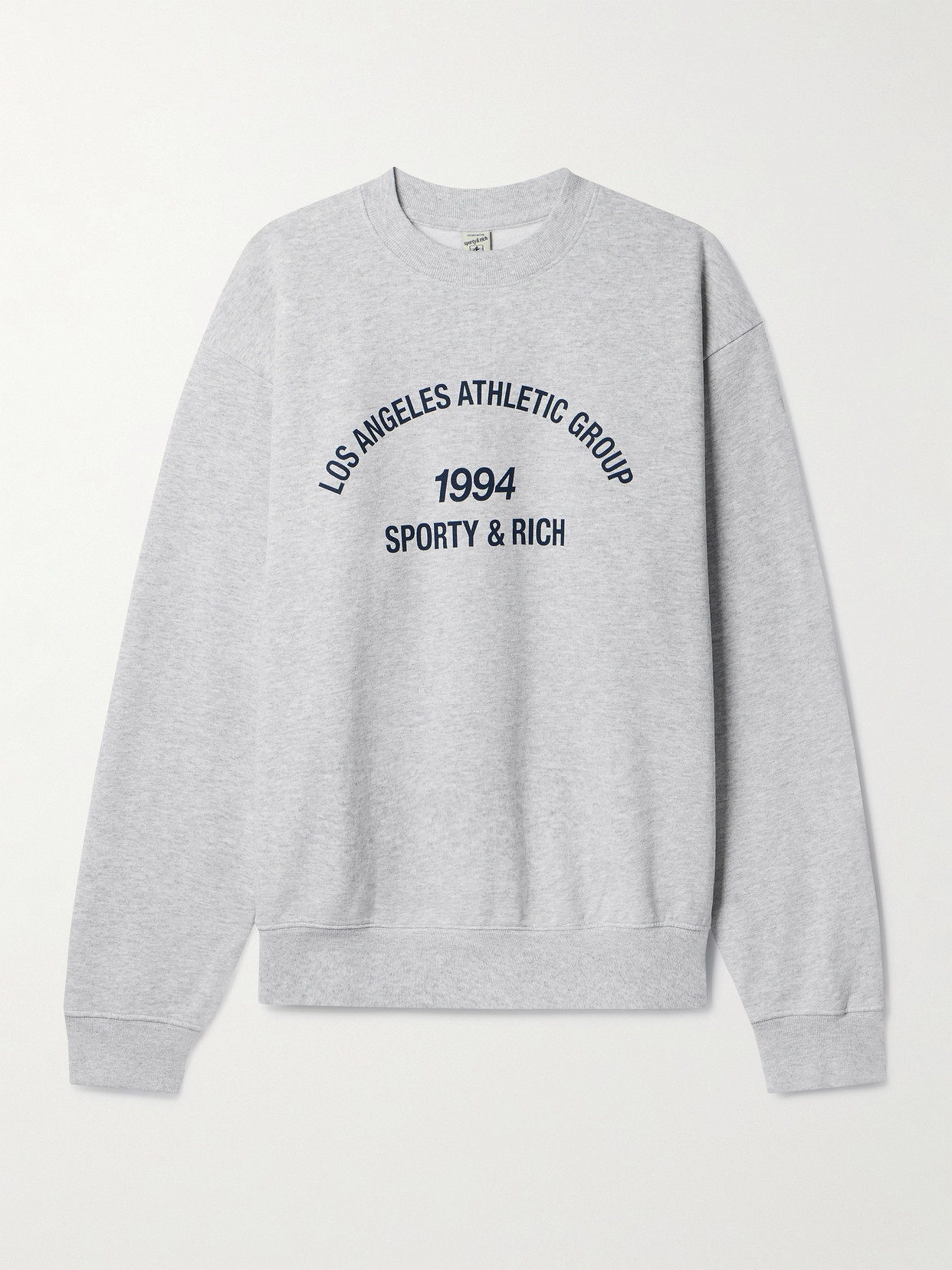 Sporty & Rich Printed Cotton-blend Jersey Sweatshirt