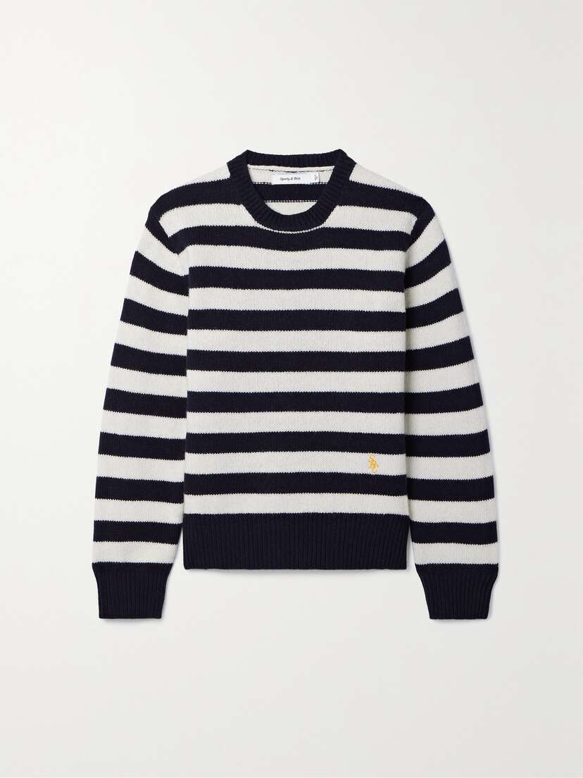 Sporty & Rich Striped Wool Sweater