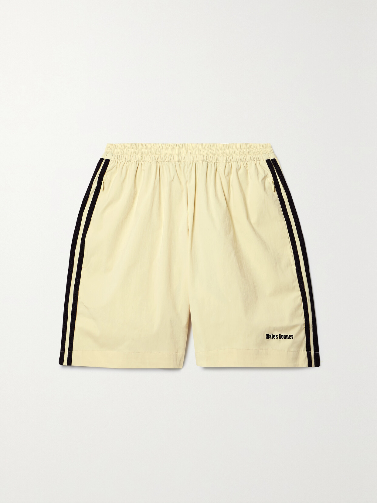 Adidas Originals + Wales Bonner Crochet-trimmed Recycled-shell Shorts In Unknown