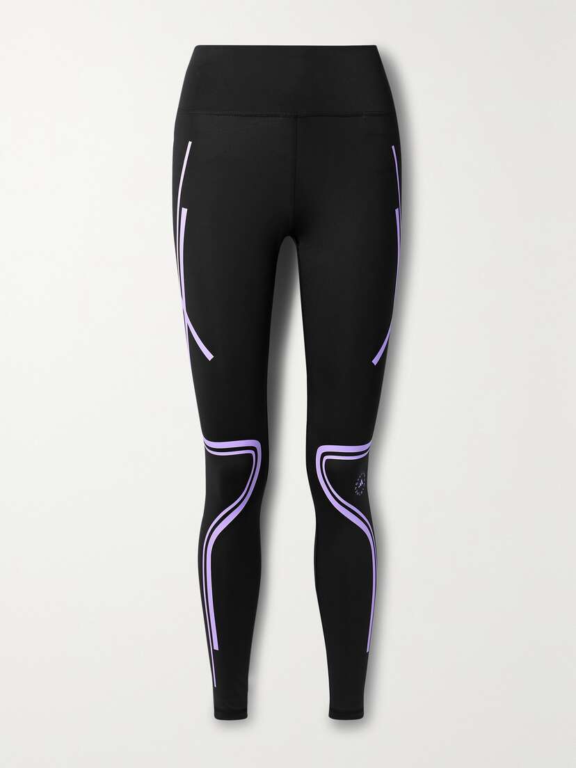 adidas by Stella McCartney Truepace Printed Stretch Recycled Leggings