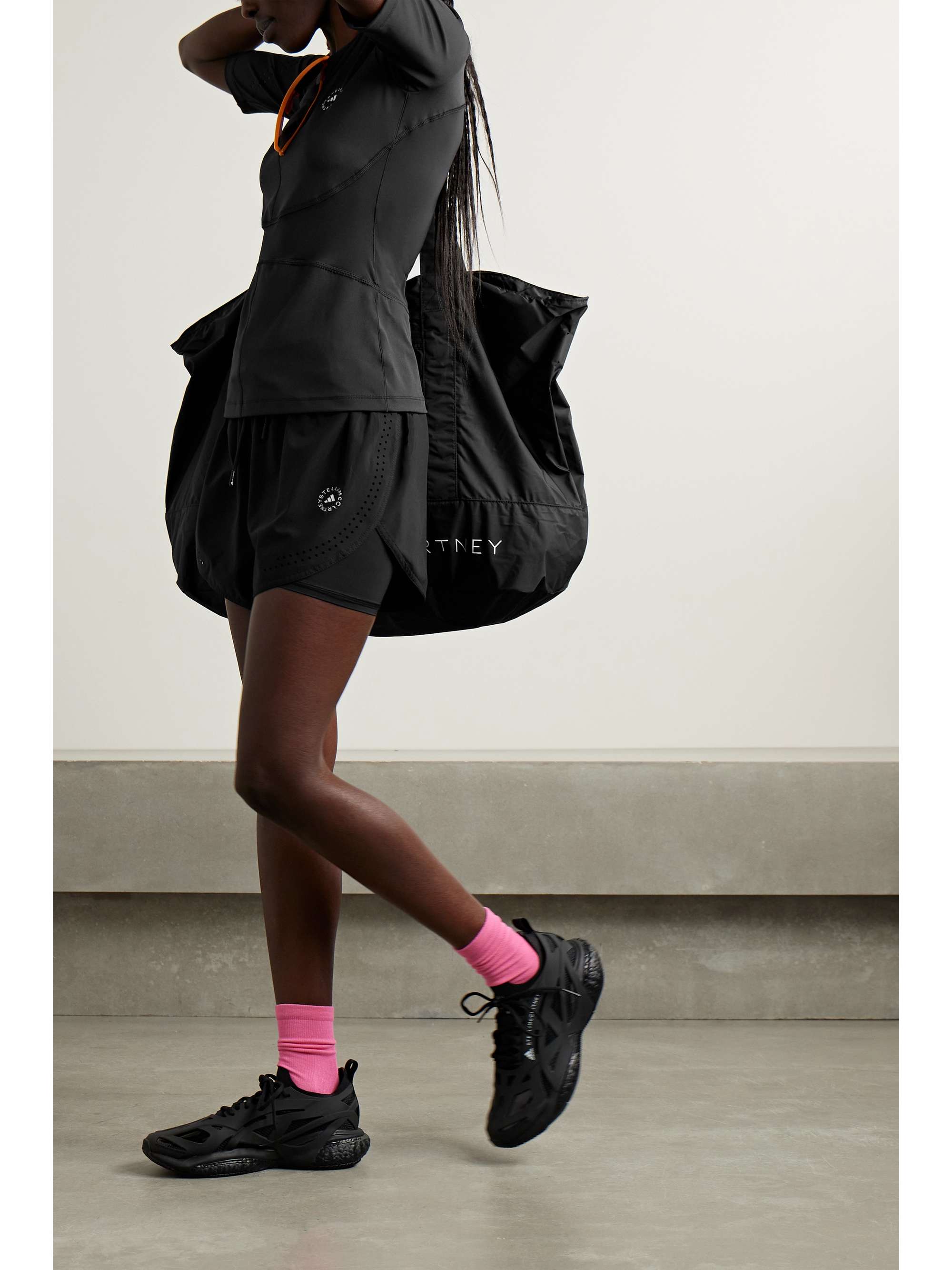 ADIDAS BY STELLA MCCARTNEY TruePurpose layered perforated recycled