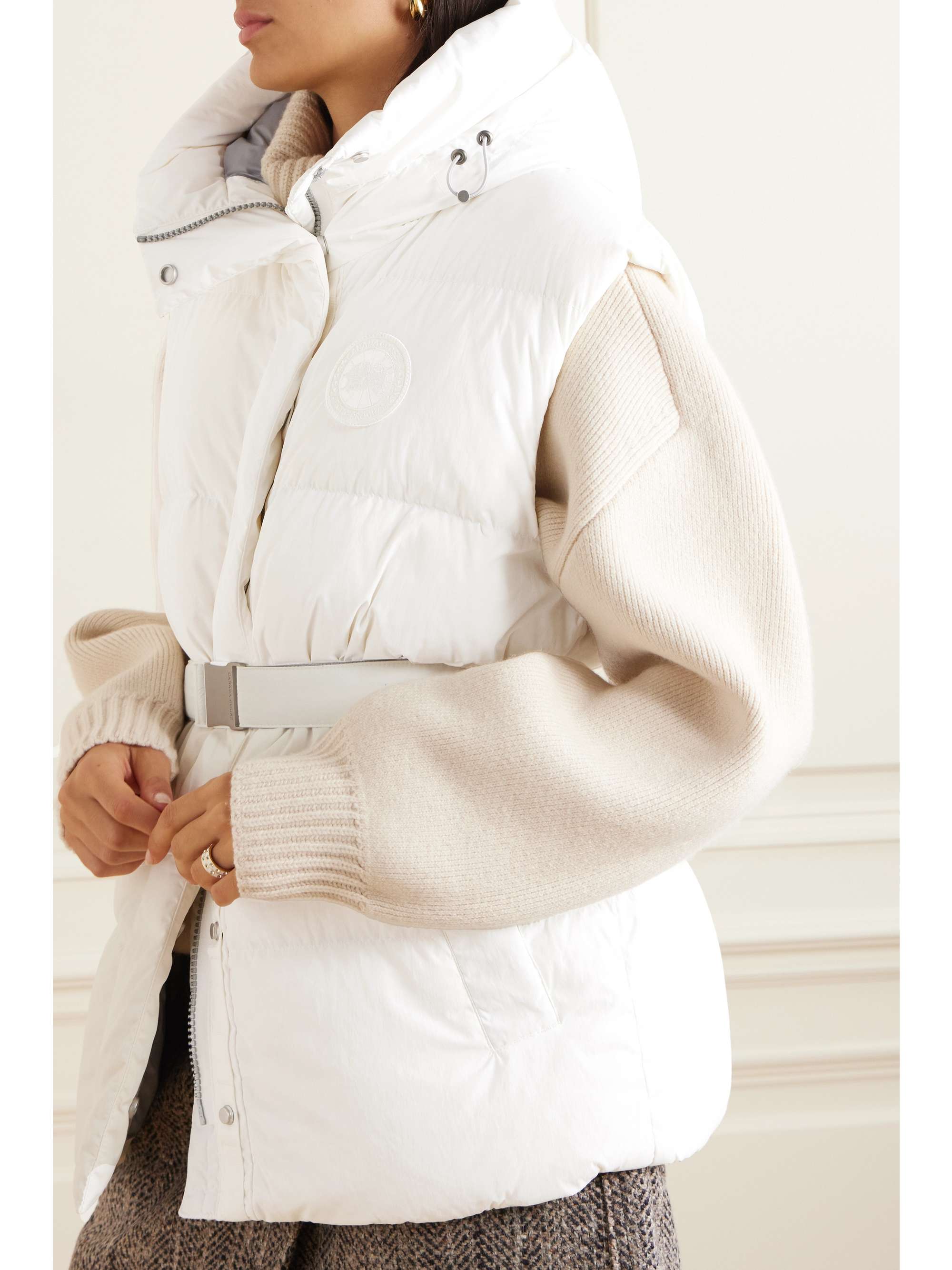 CANADA GOOSE Rayla hooded belted quilted EnduraLuxe down vest