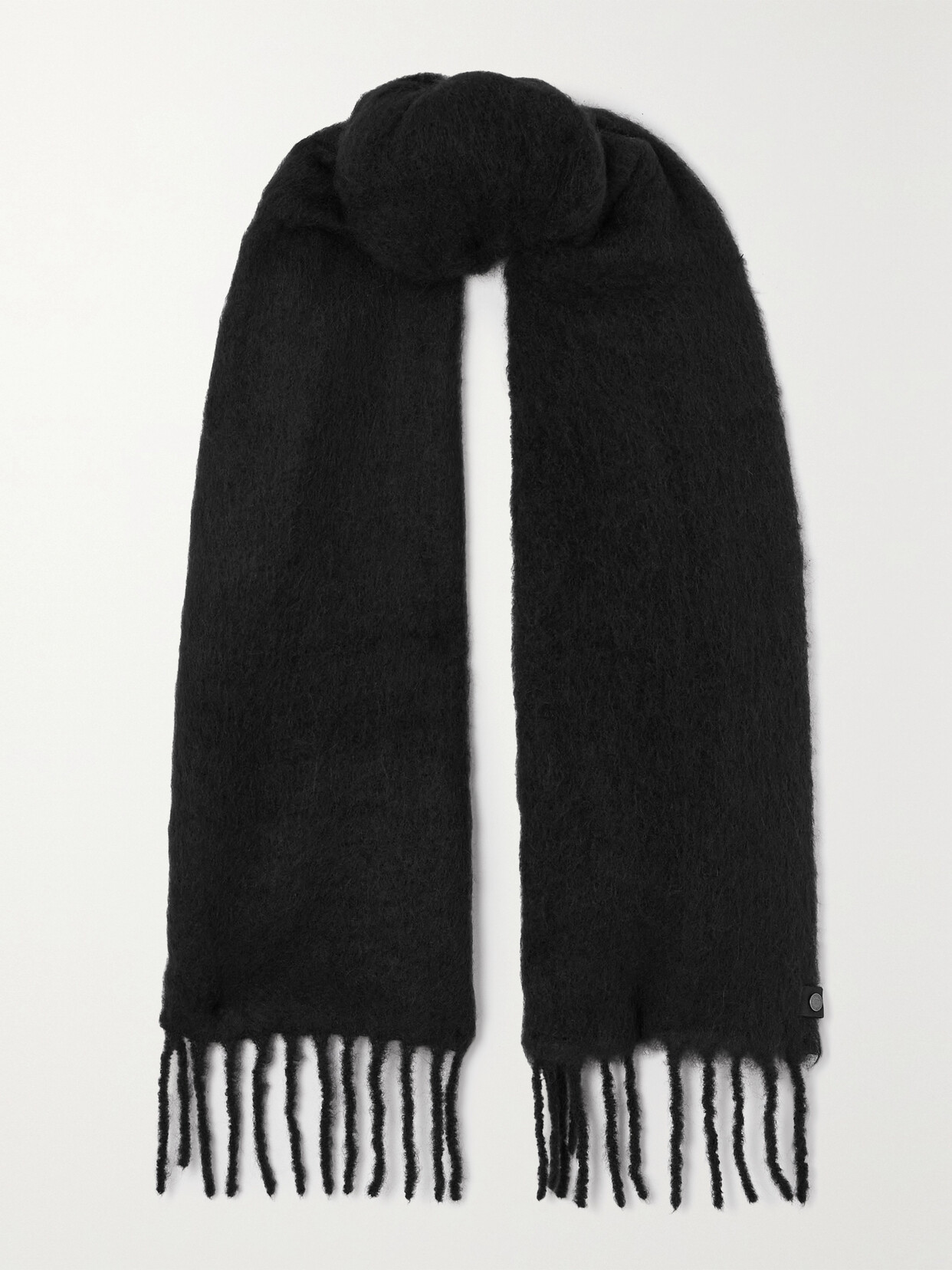 Shop Canada Goose Fringed Alpaca-blend Scarf In Unknown