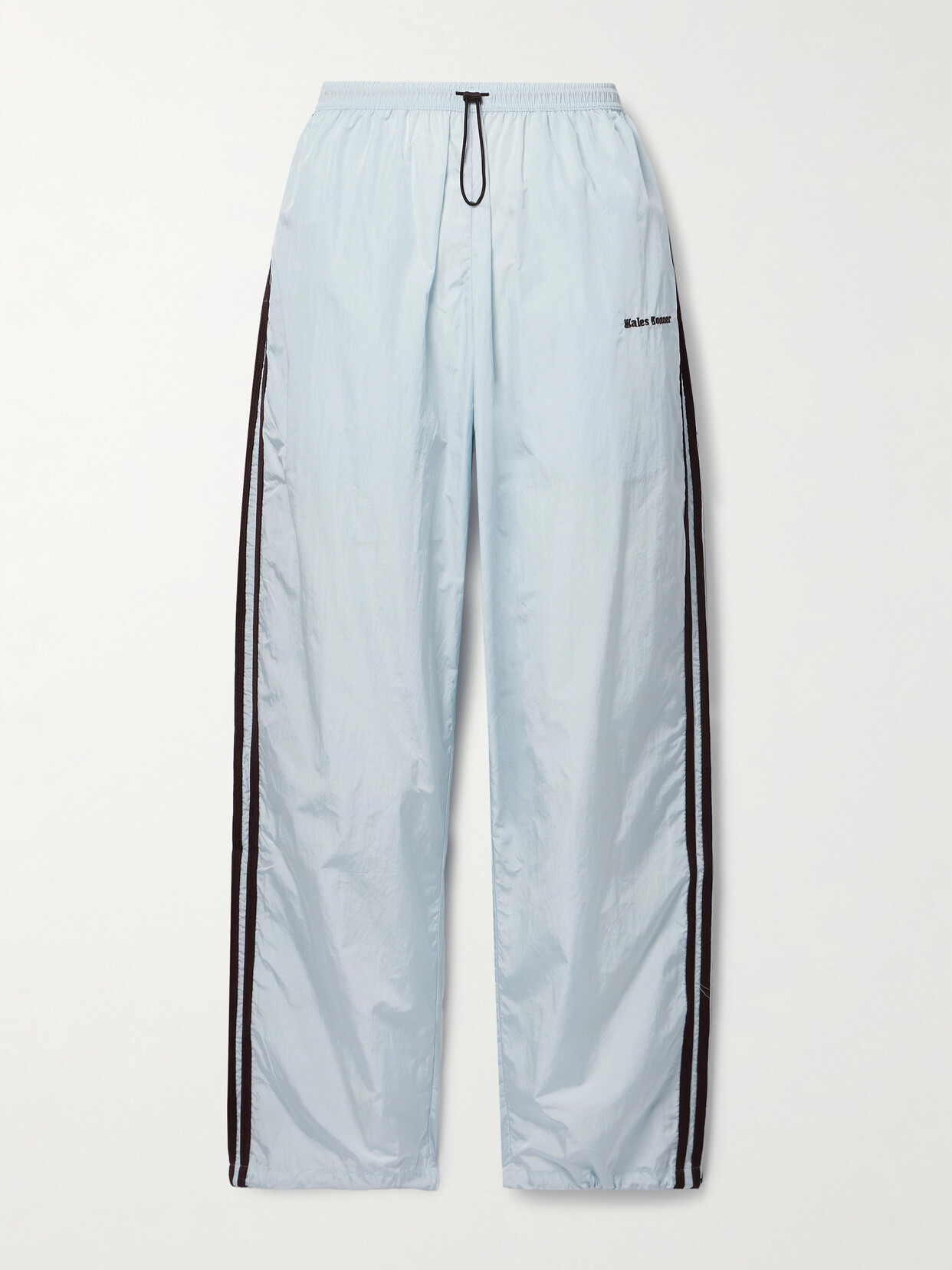 Adidas Originals + Wales Bonner Embroidered Recycled-shell Track Pants - Blue