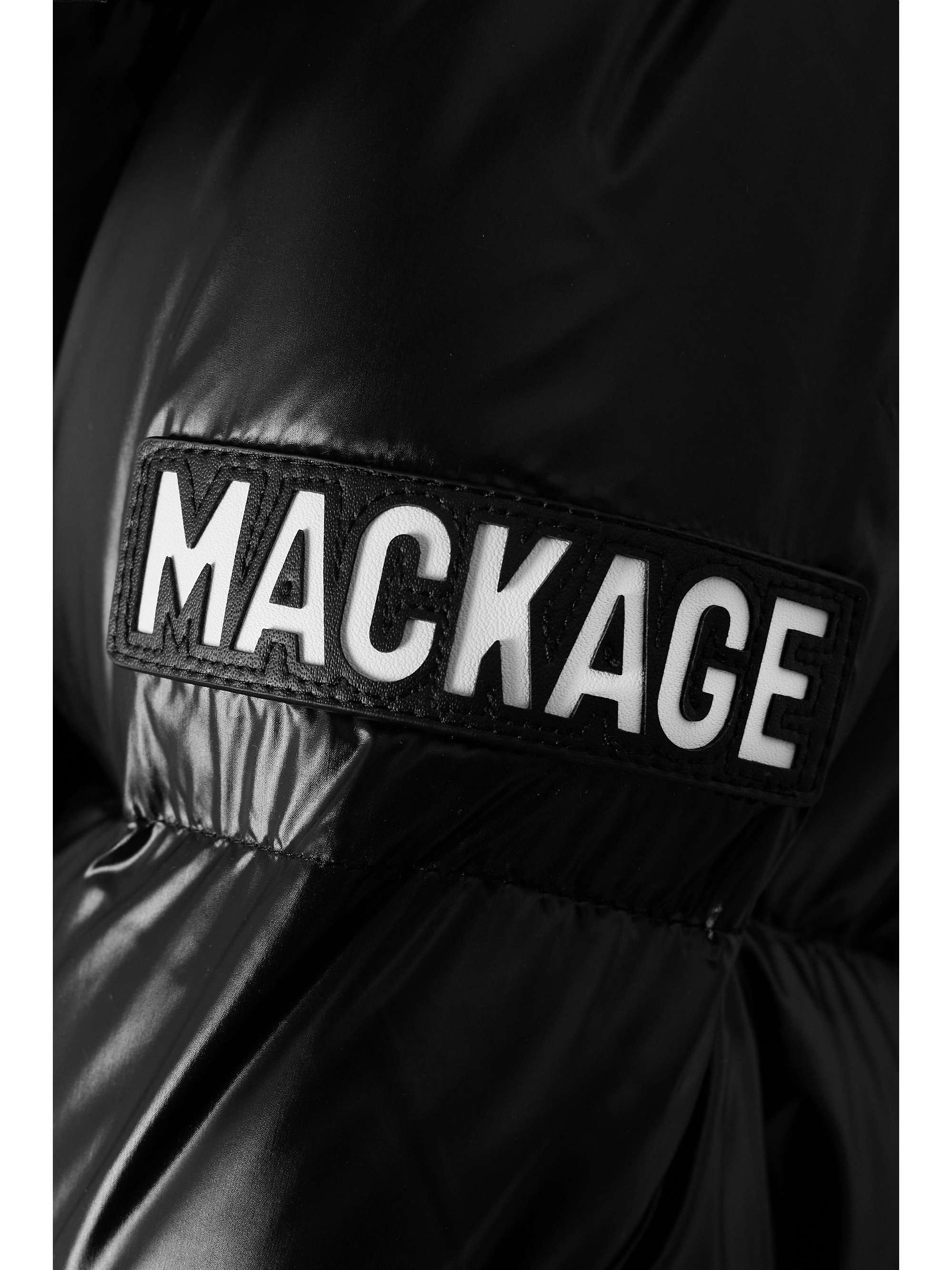 MACKAGE + NET SUSTAIN Evie hooded quilted glossedshell down jacket