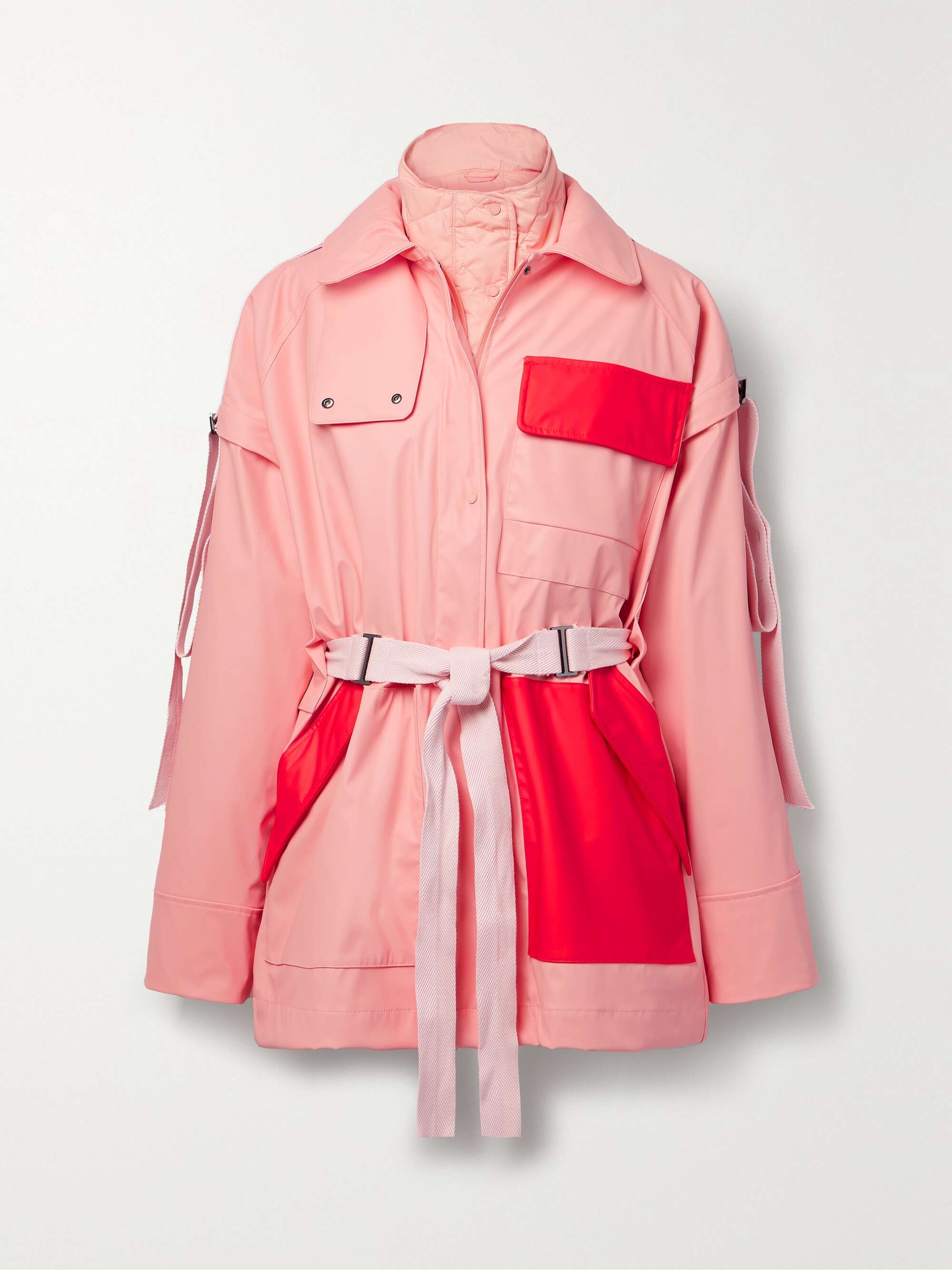 Barbour jacket with belt on sale