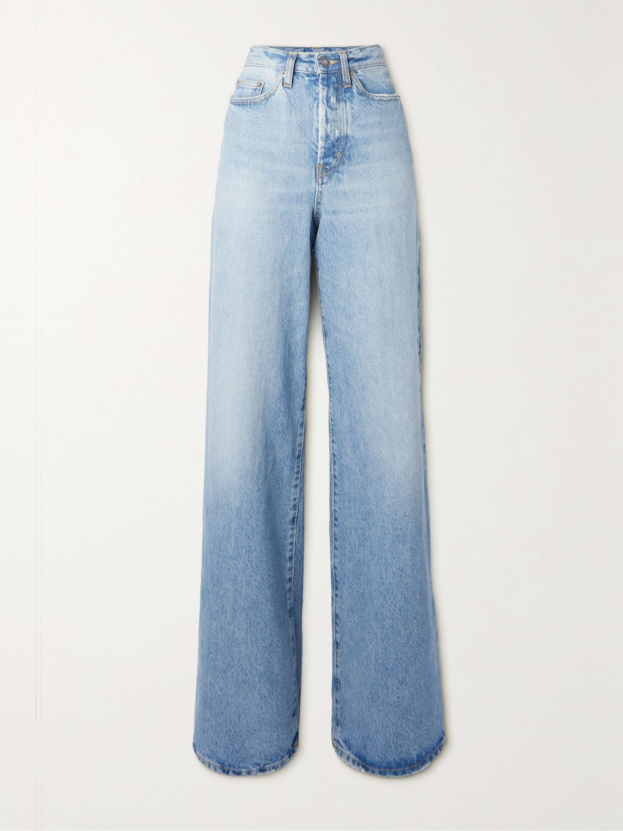 SAINT LAURENT High-rise wide-leg jeans | NET-A-PORTER