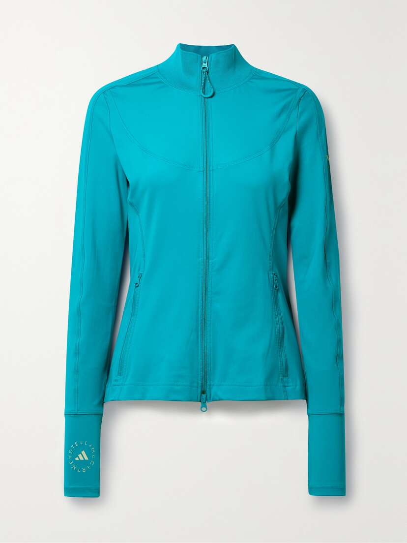 adidas by Stella McCartney Truepurpose Printed Stretch Recycled Zip-up Top - x large