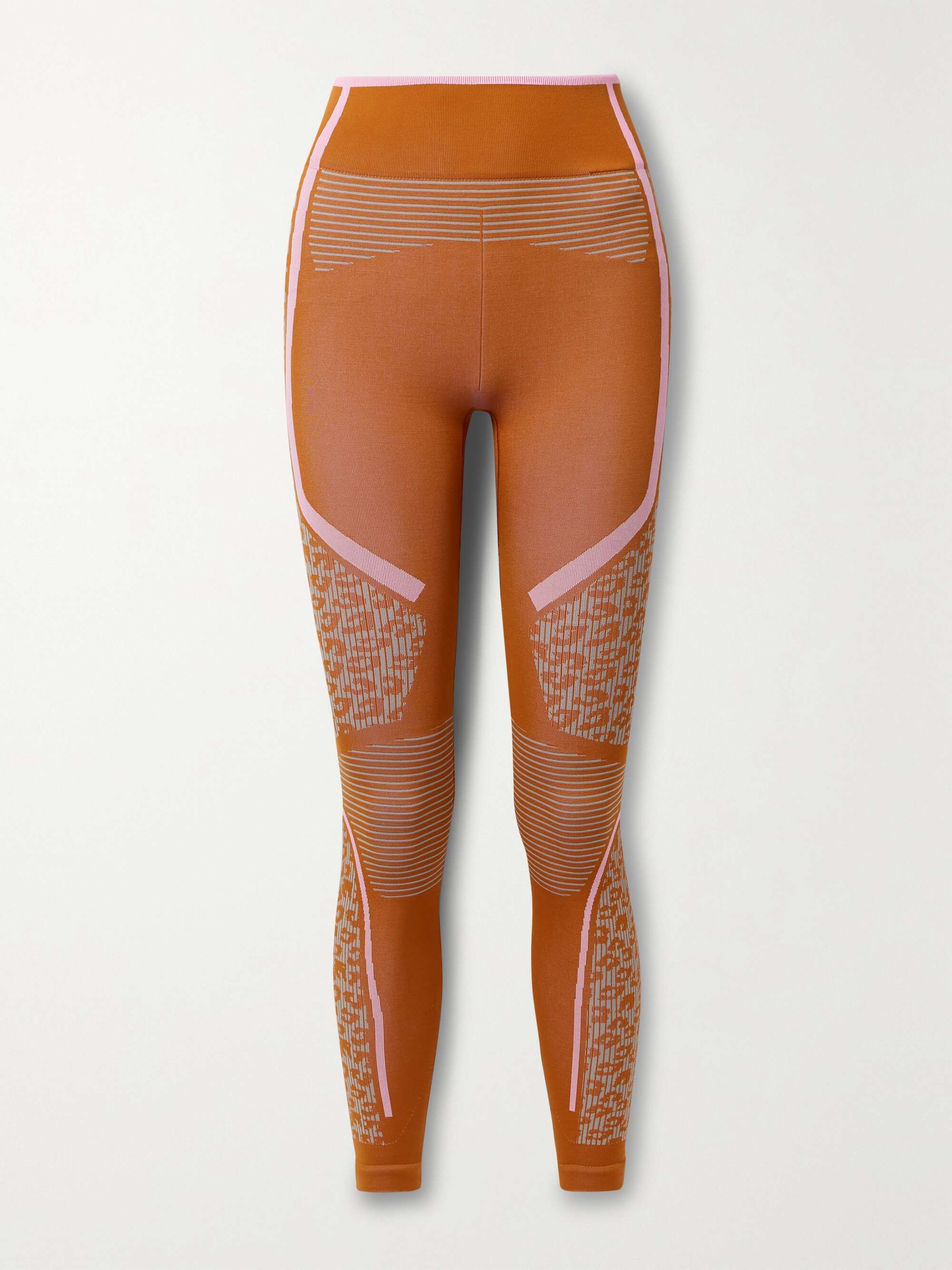 TrueStrength stretch recycled jacquard-knit leggings