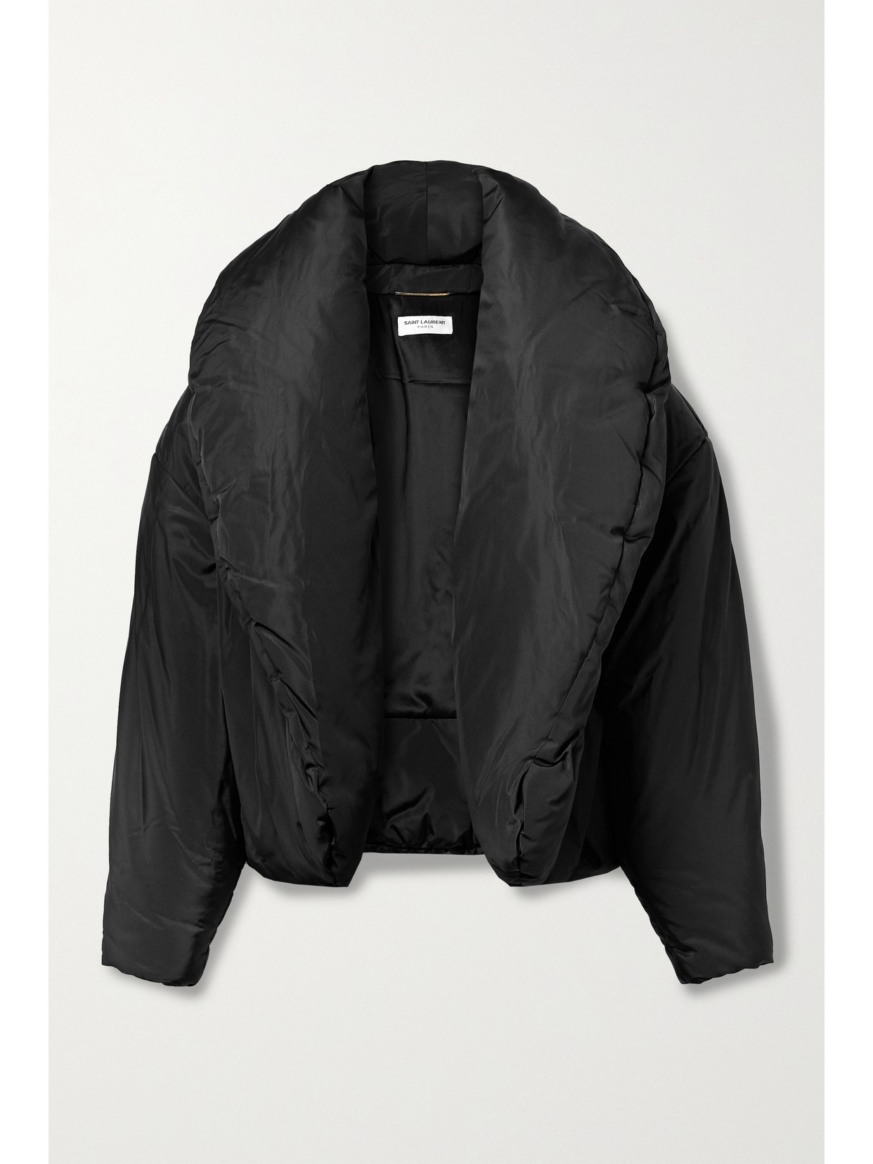 SAINT LAURENT - Padded Silk-taffeta Jacket - Black