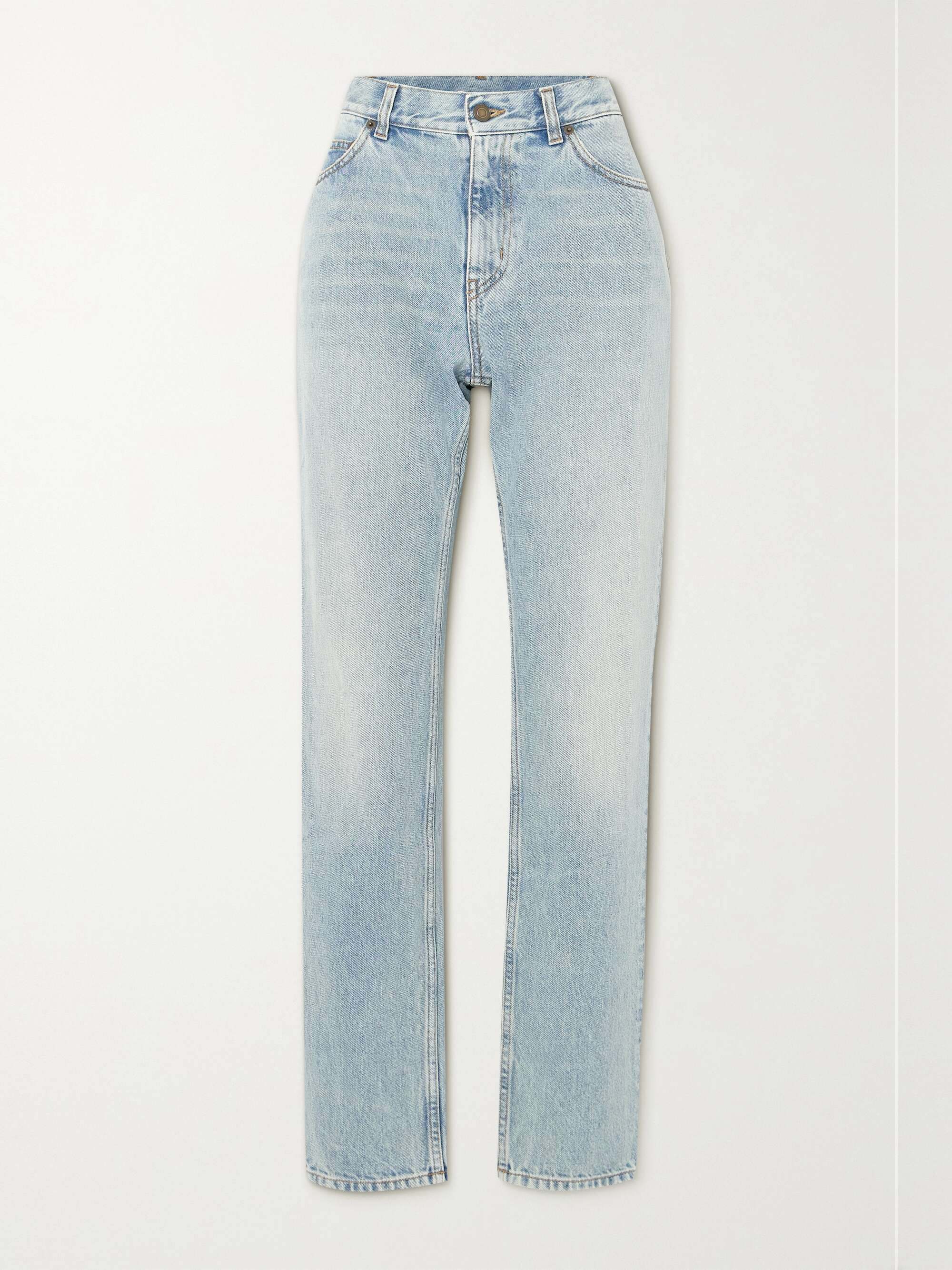 SAINT LAURENT Cindy high-rise slim-leg jeans | NET-A-PORTER