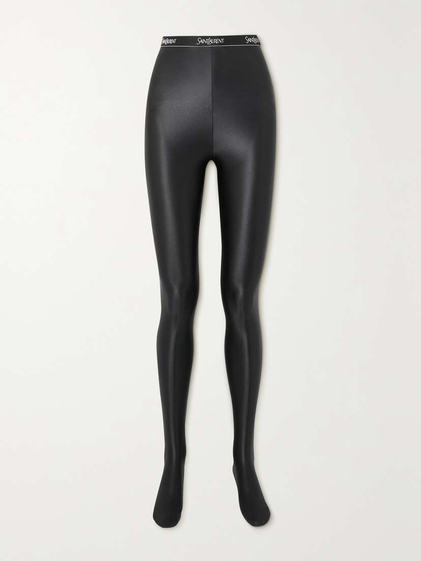 Saint Laurent Glossed tretch Leggings