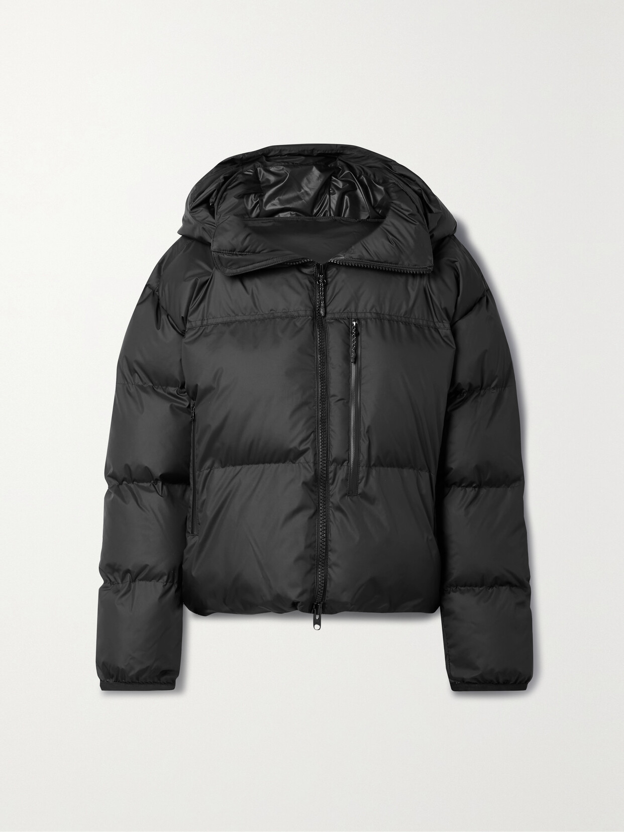Adidas by Stella McCartney Truenature Quilted Padded Recycled-shell Hooded Jacket - Black