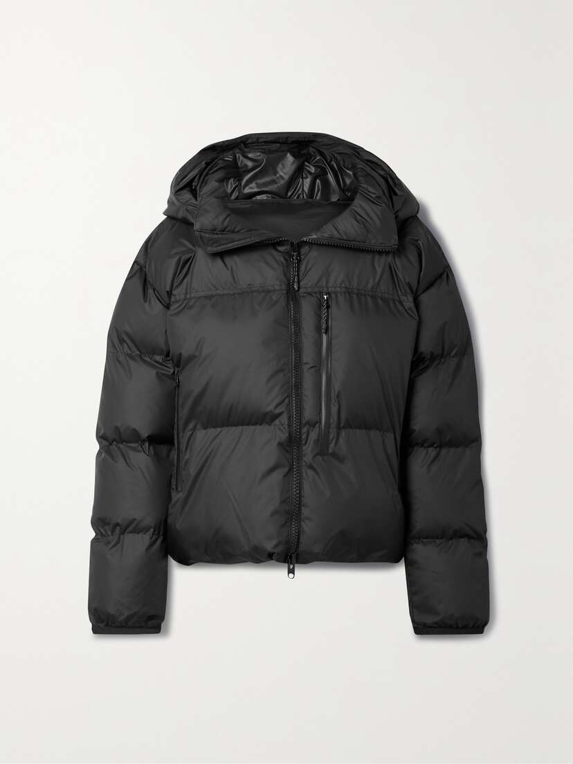 adidas by Stella McCartney Truenature Quilted Padded Recycled-shell Hooded Jacket - x large