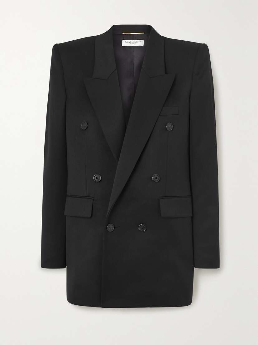 Saint Laurent Double-breasted Wool Blazer