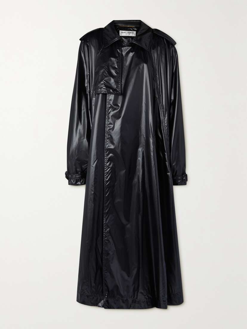 Saint Laurent Oversized Shell Trench Coat