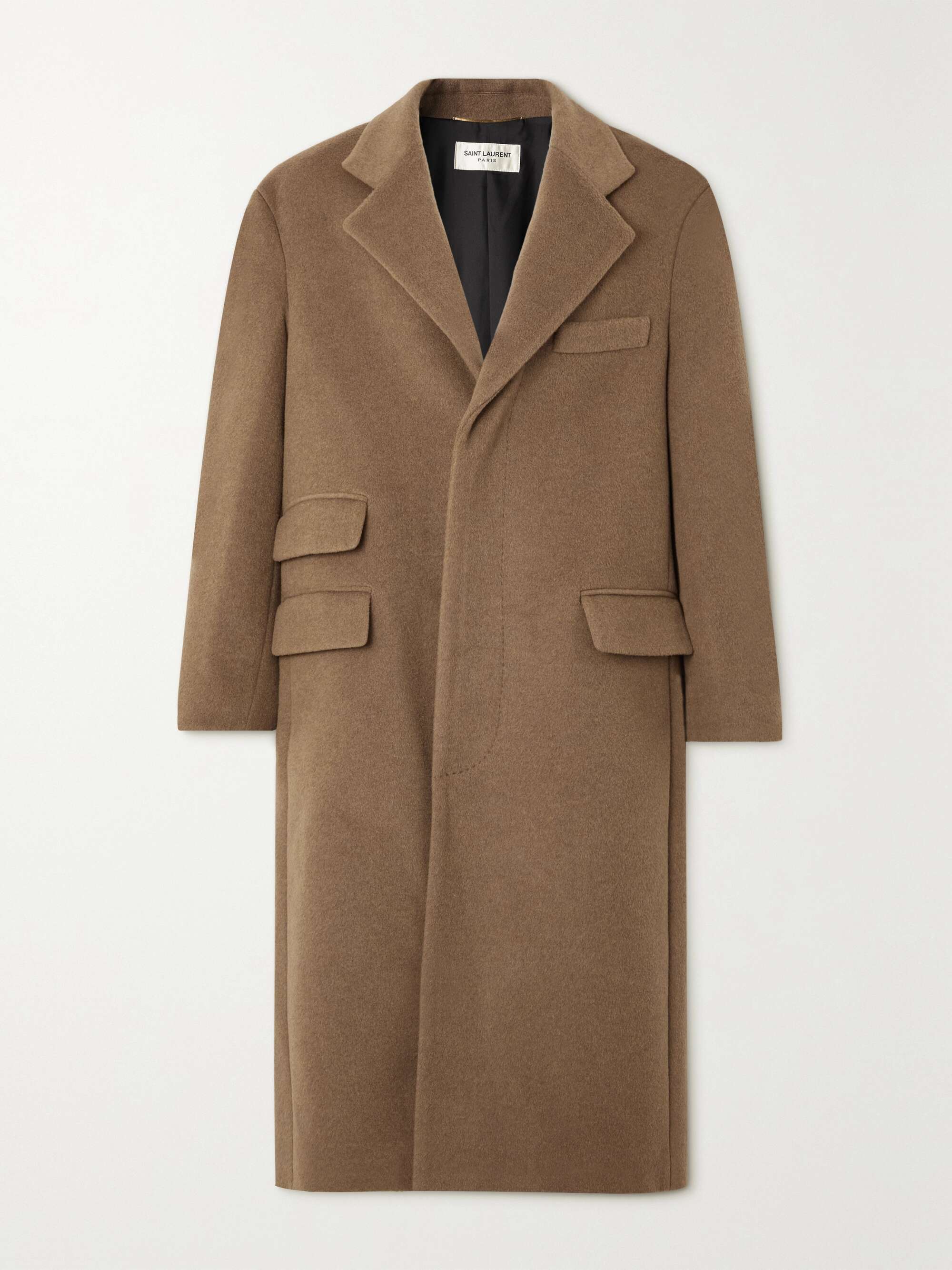 Manteau en feutre de laine brossé SAINT LAURENT pour femme