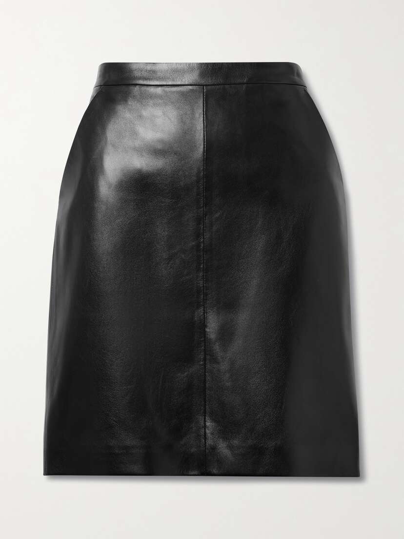 Saint Laurent Leather Skirt