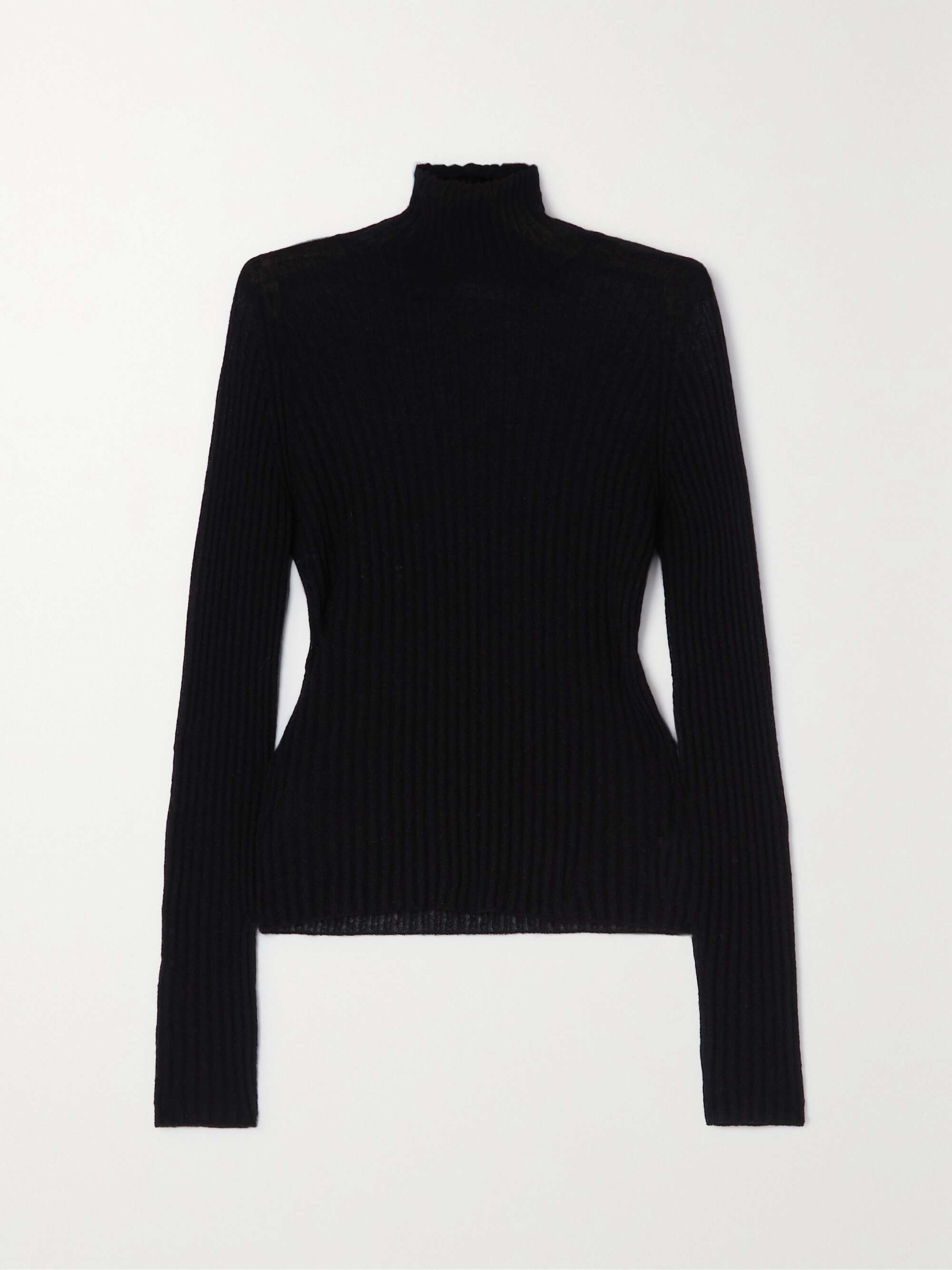 SAINT LAURENT Ribbed-knit sweater | NET-A-PORTER