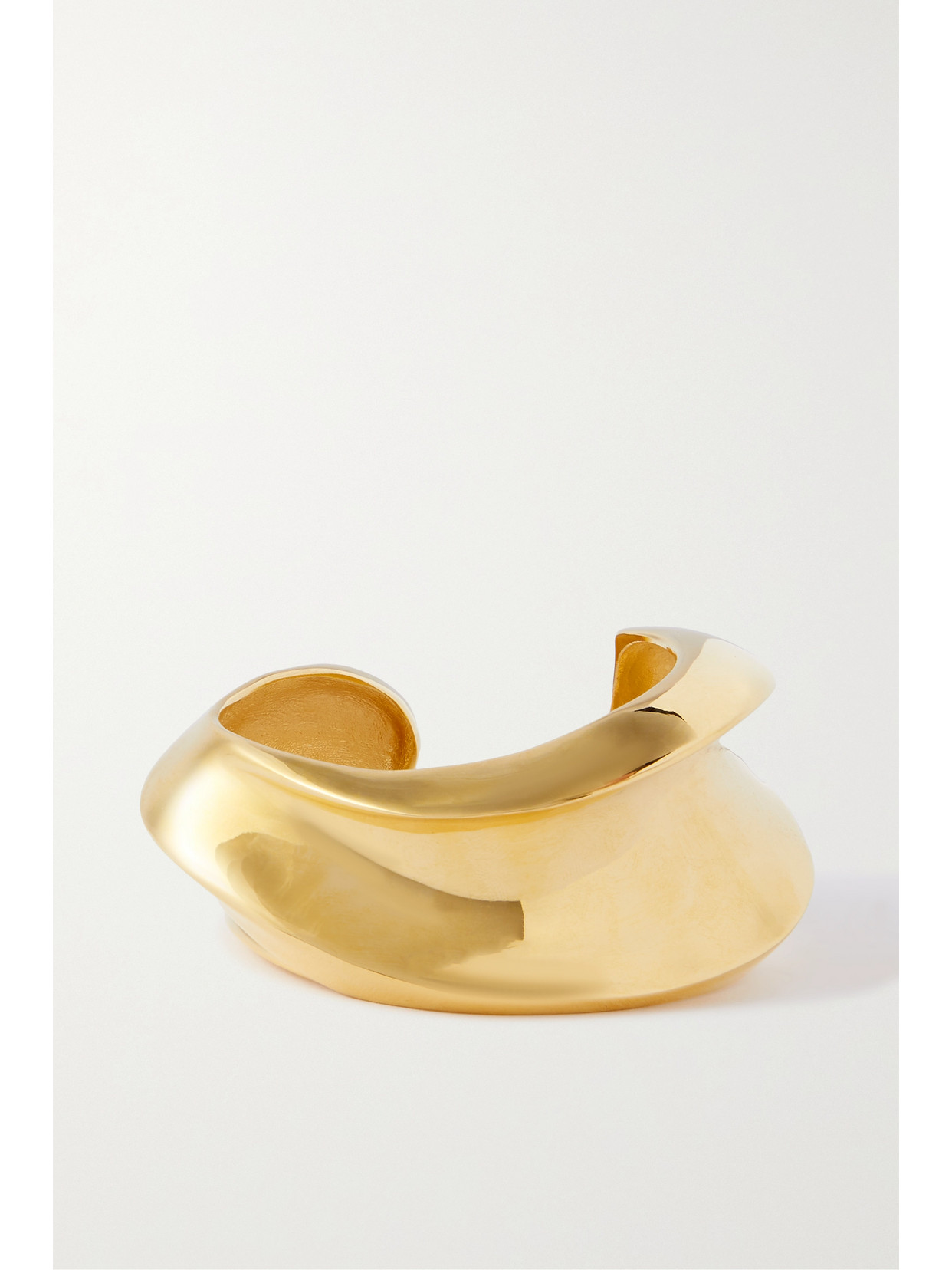 Saint Laurent Twist Gold-tone Cuff