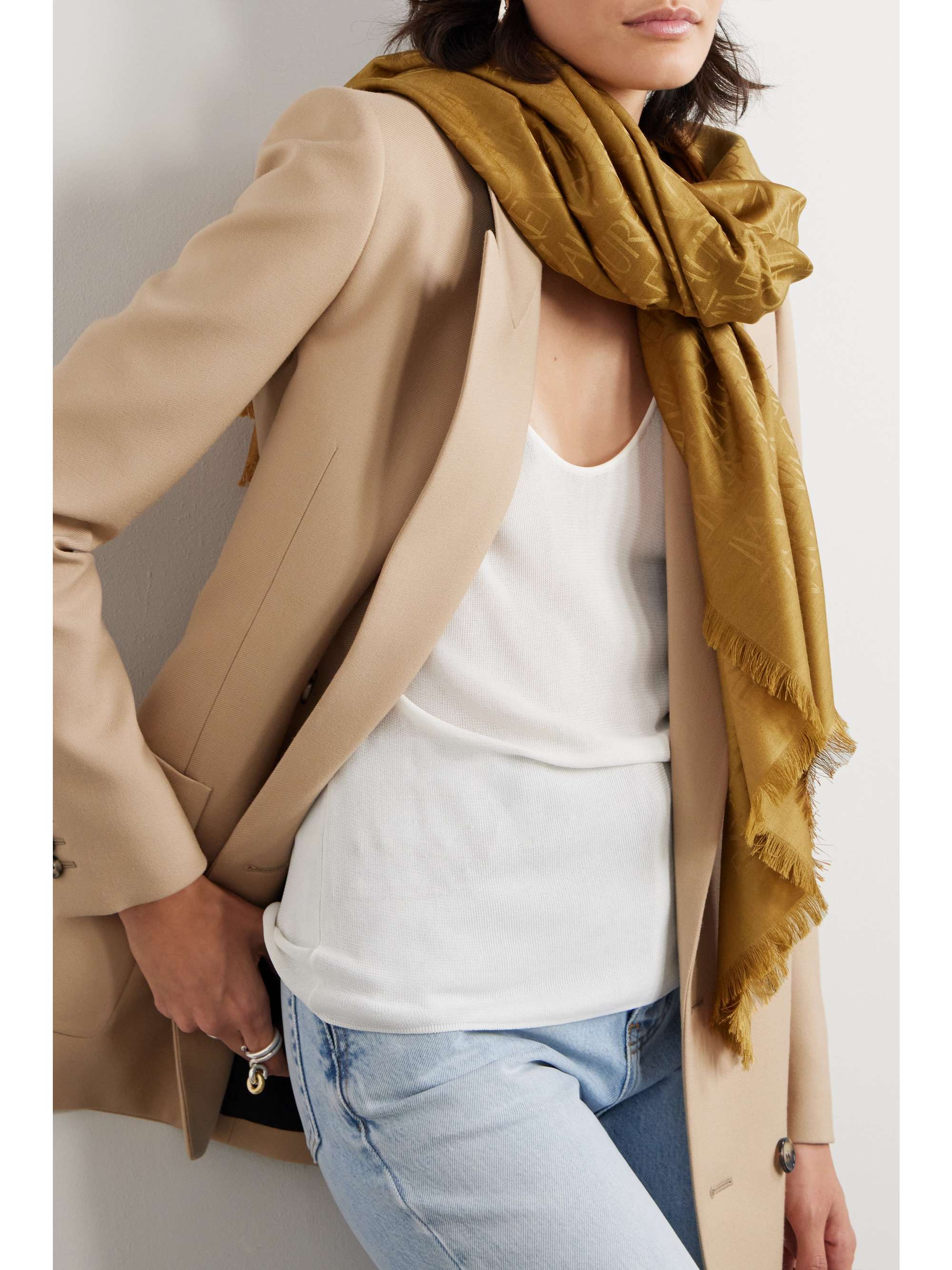 Saint laurent wool scarf Clearance