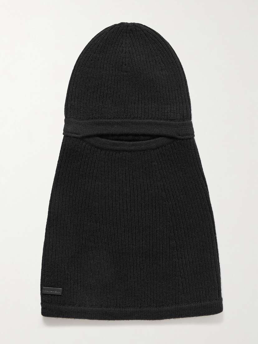 SAINT LAURENT Ribbed Cashmere Balaclava