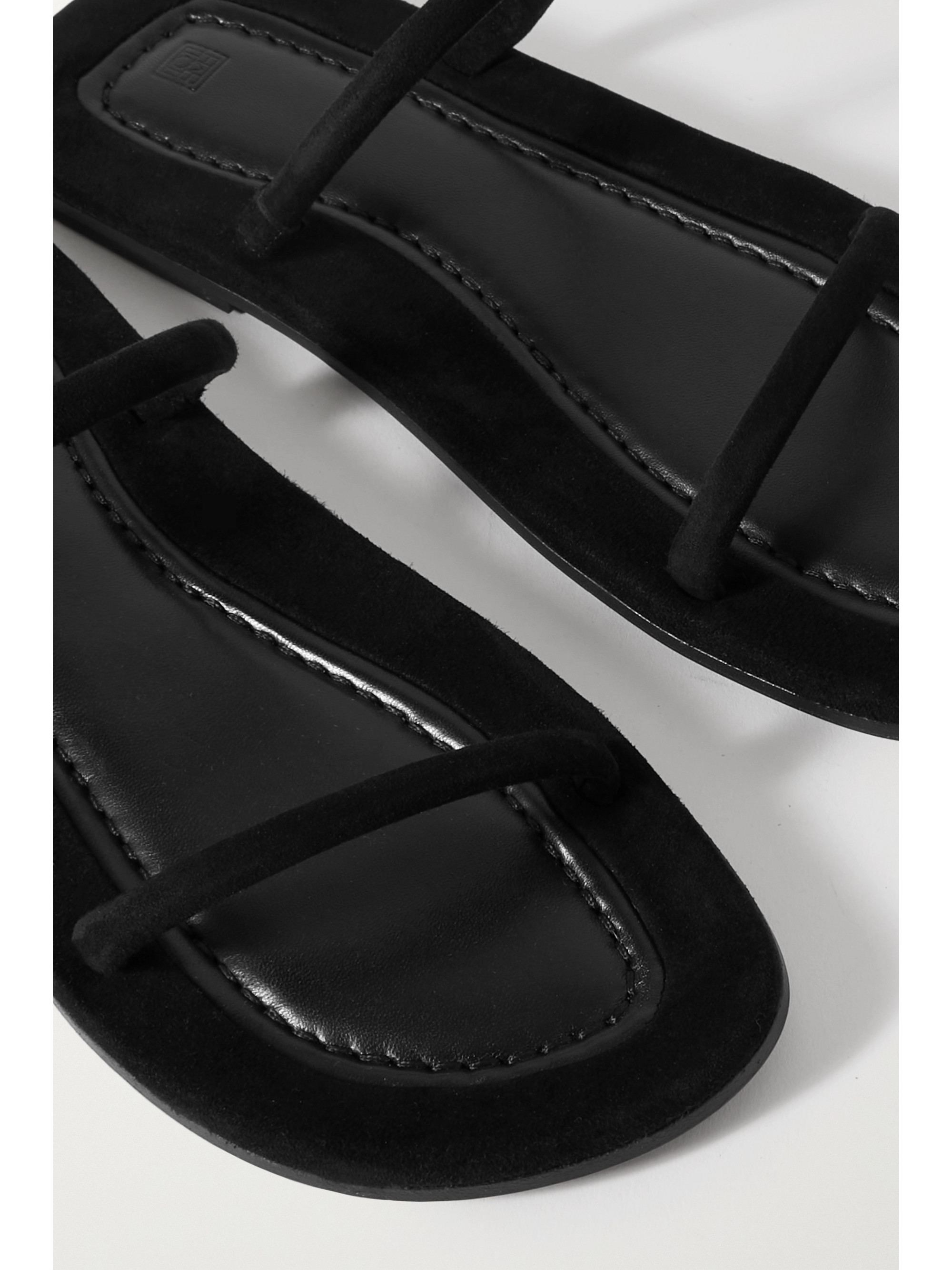 TOTEME + NET SUSTAIN City suede slides thumbnail