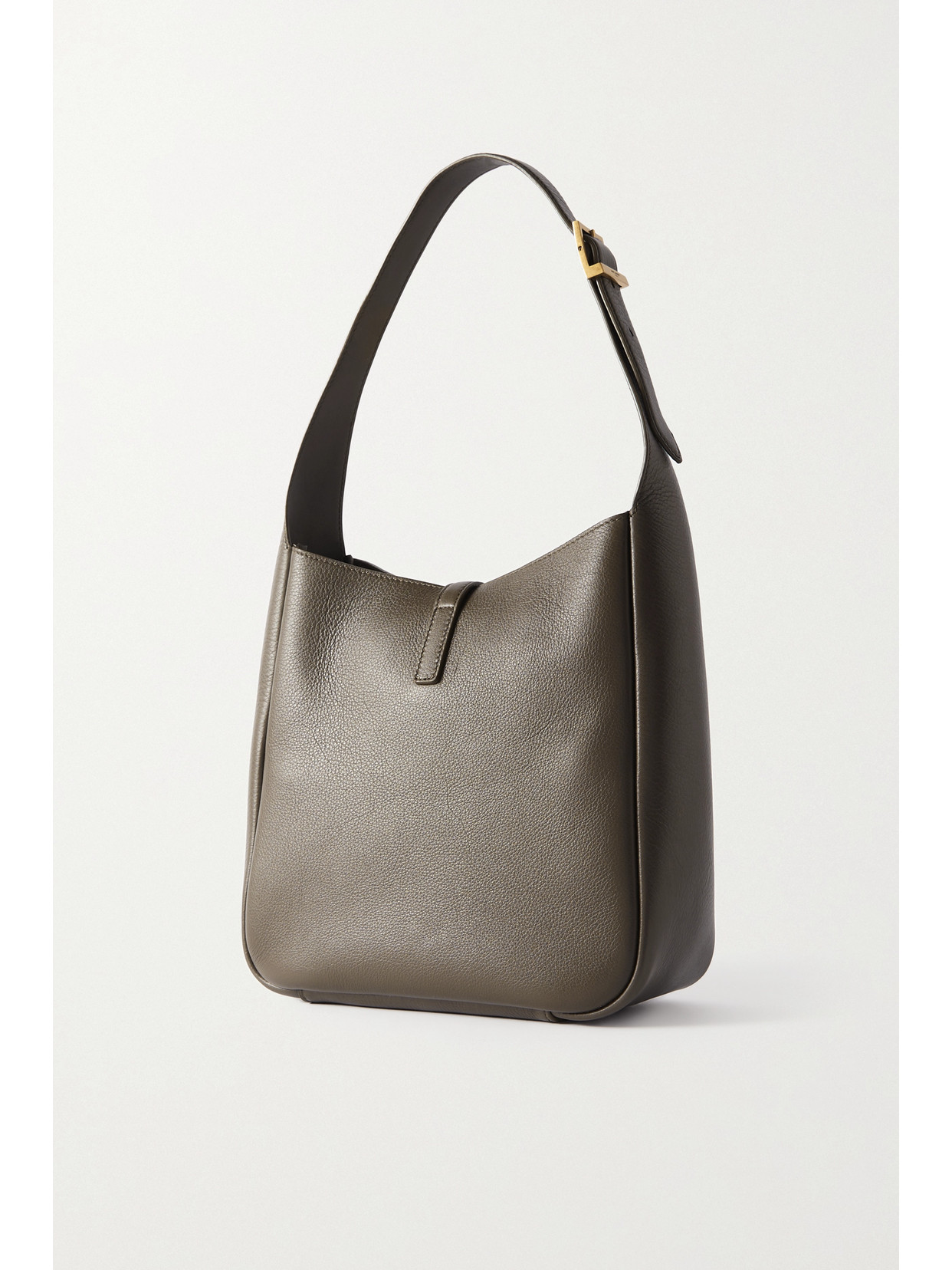 Saint Laurent Olive Le 5 7 Supple Small Shoulder Bag In Green