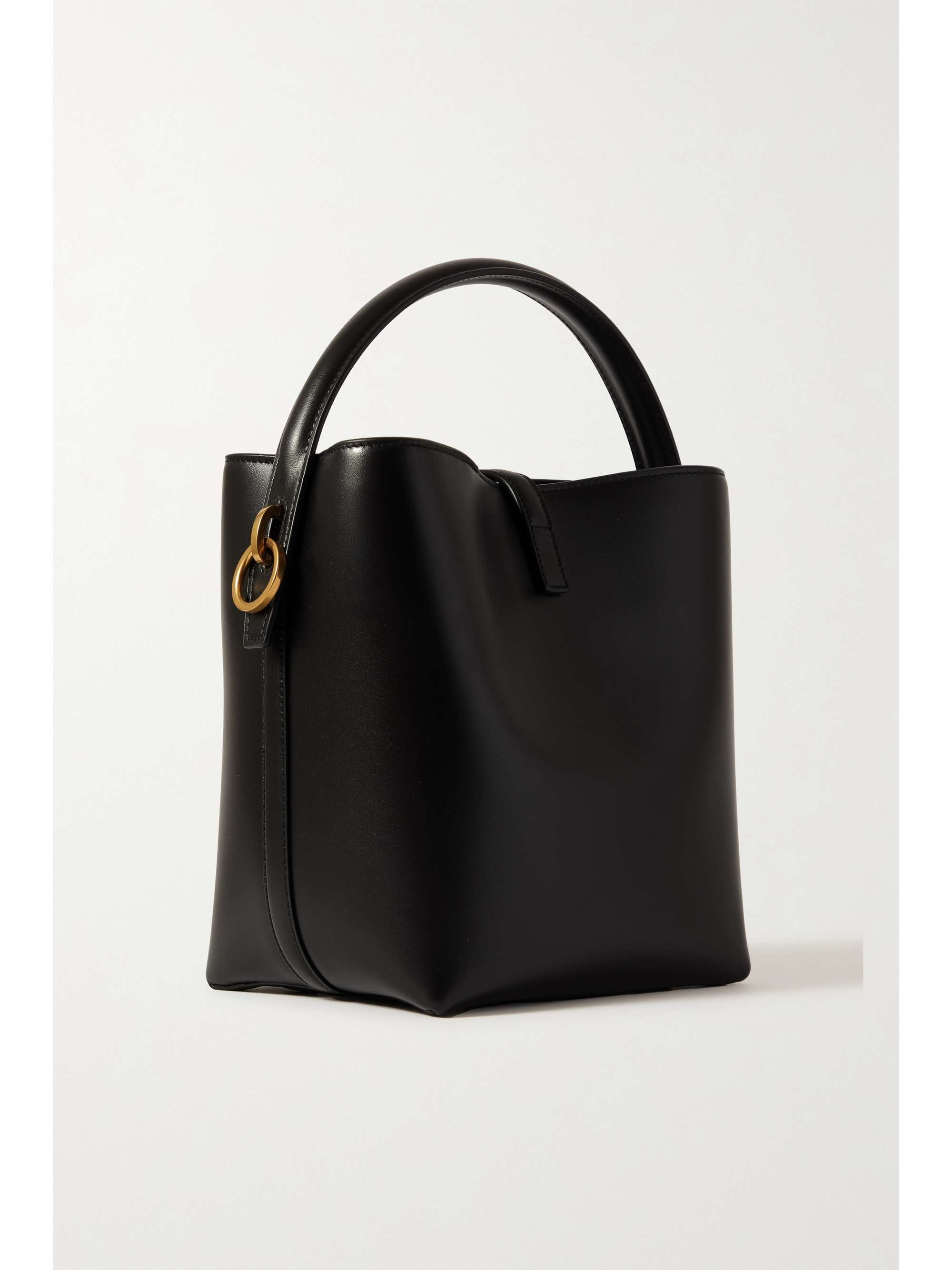 SAINT LAURENT Le 37 small leather bucket bag | NET-A-PORTER