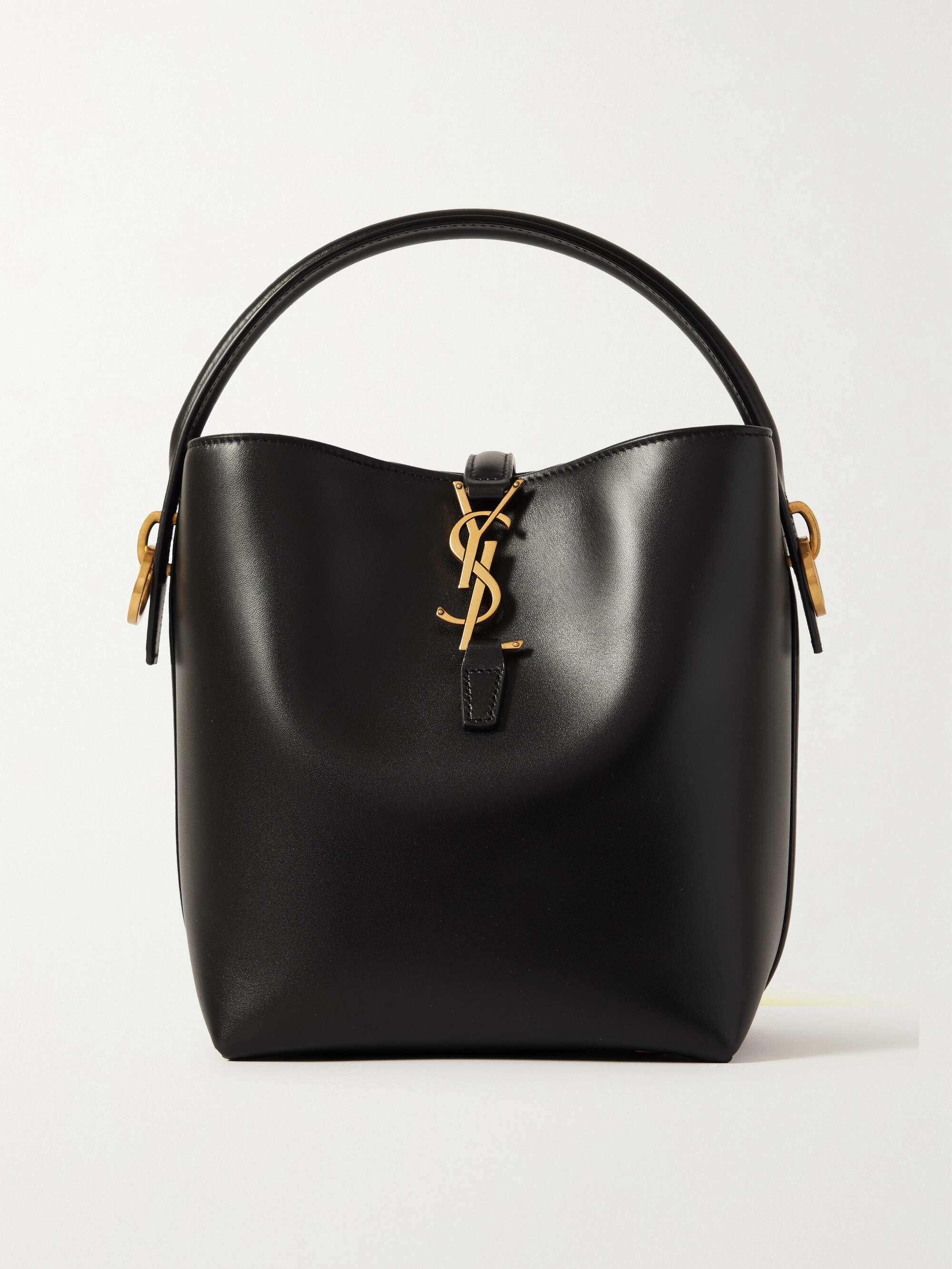 SAINT LAURENT Le 37 small leather bucket bag | NET-A-PORTER