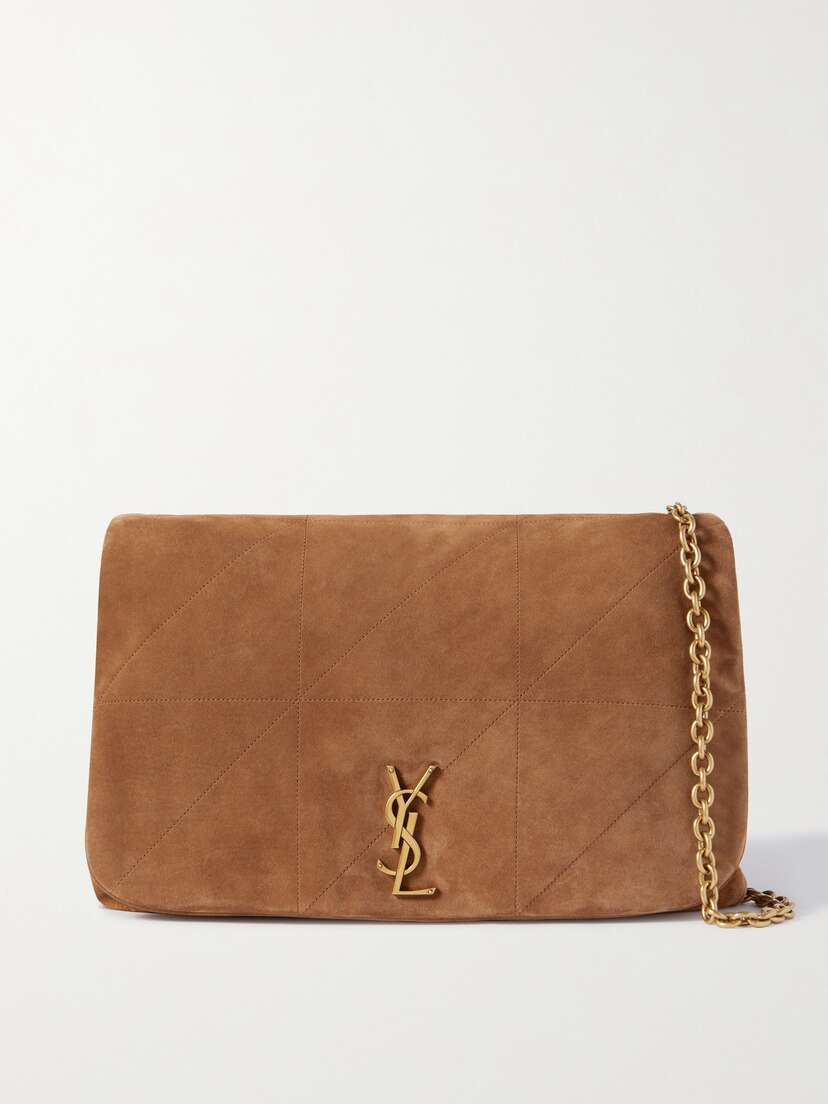 Saint Laurent Jamie 4.3 Quilted Suede Shoulder Bag