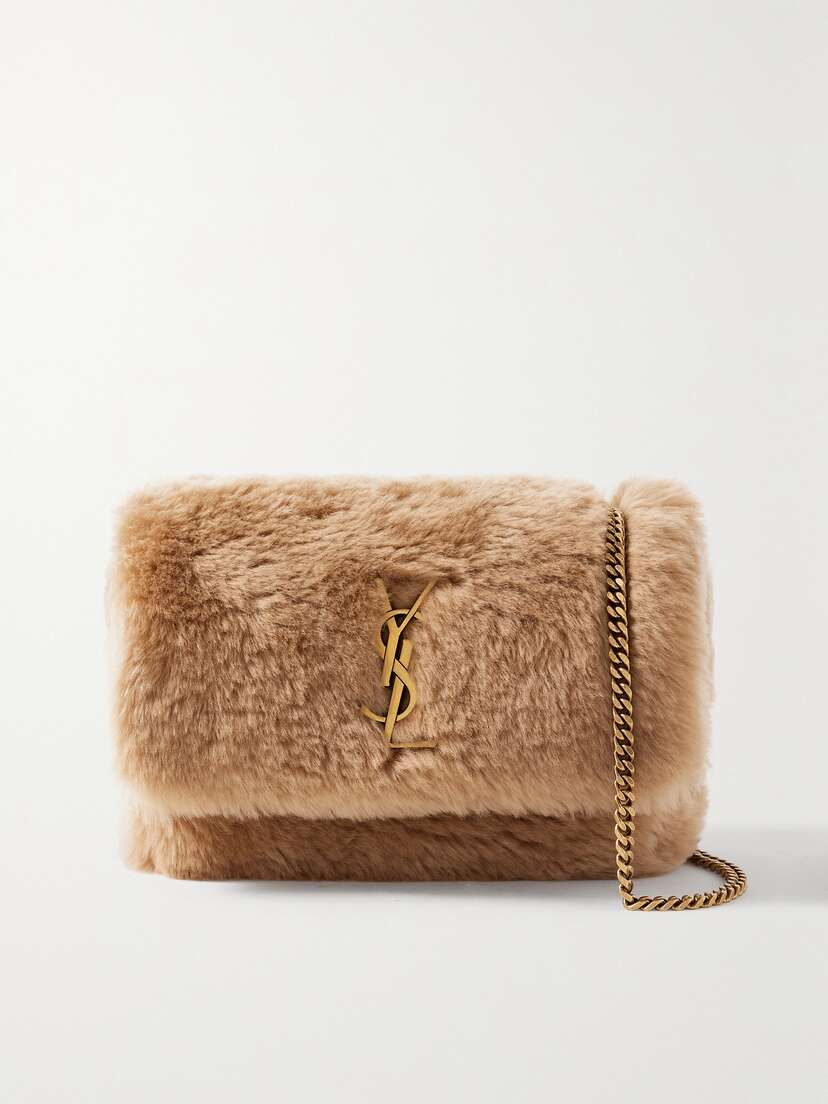 Saint Laurent Kate Medium Shearling Shoulder Bag