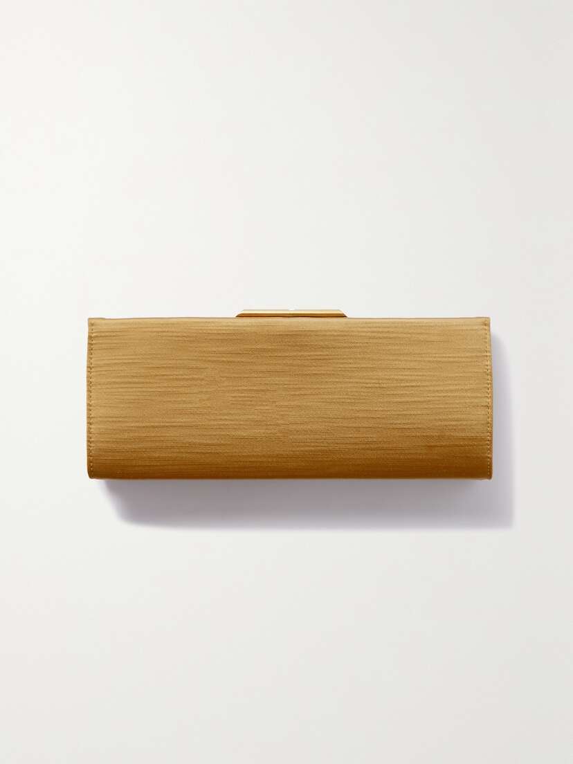 Saint Laurent Midnight Satin Clutch