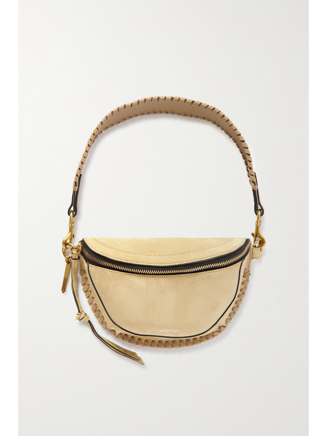 Isabel Marant Skano Suede Belt Bag In Neutral