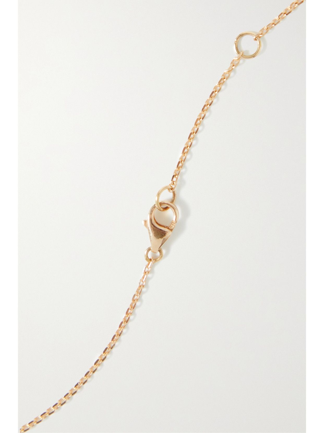 L'atelier Nawbar Atoms 18-karat Gold, Enamel And Diamond Necklace In Gold