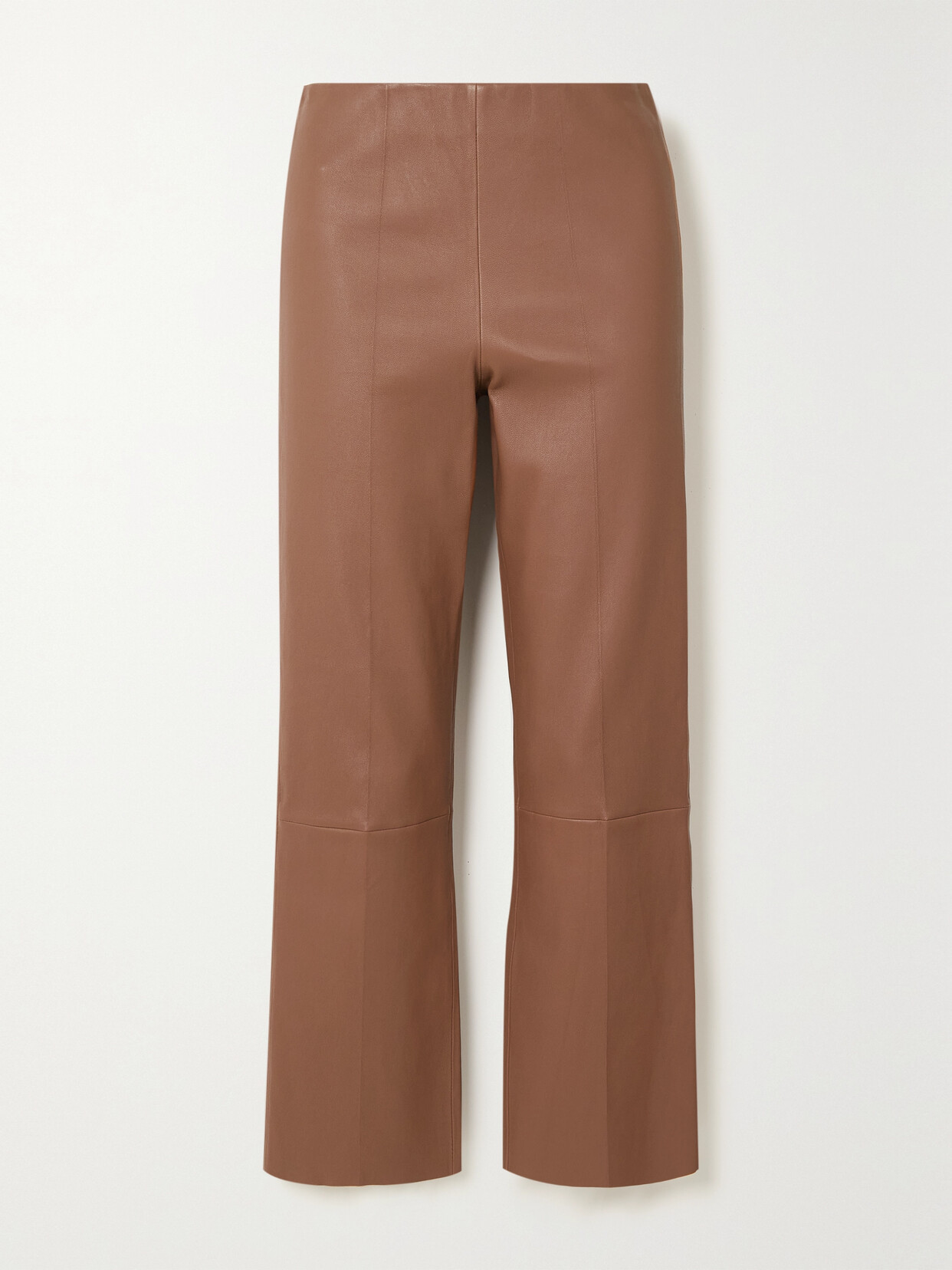 By Malene Birger + Net Sustain Florentina Leather Skinny Pants - Brown