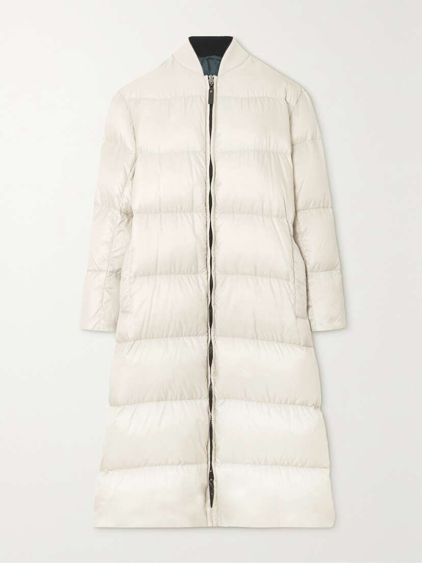 Max Mara Seibi Reversible Quilted Shell Down Jacket - UK 16
