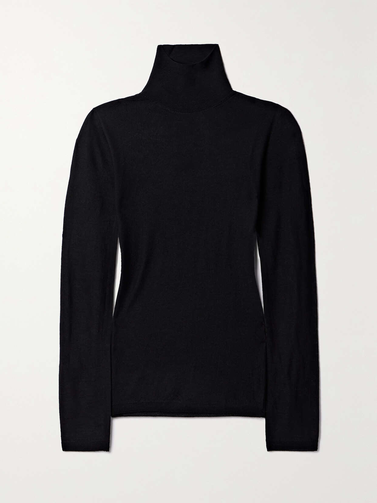 Max Mara - Wool Turtleneck Sweater - Black