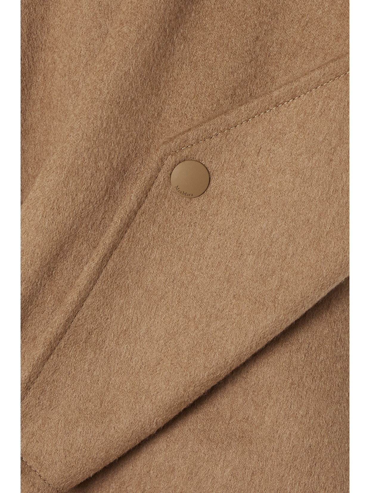 Max Mara Ritmo Pleated Wool Mini Skirt In Brown