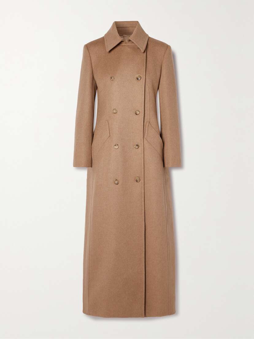Max Mara Formica Double-breasted Camel Hair Coat -  - UK 14