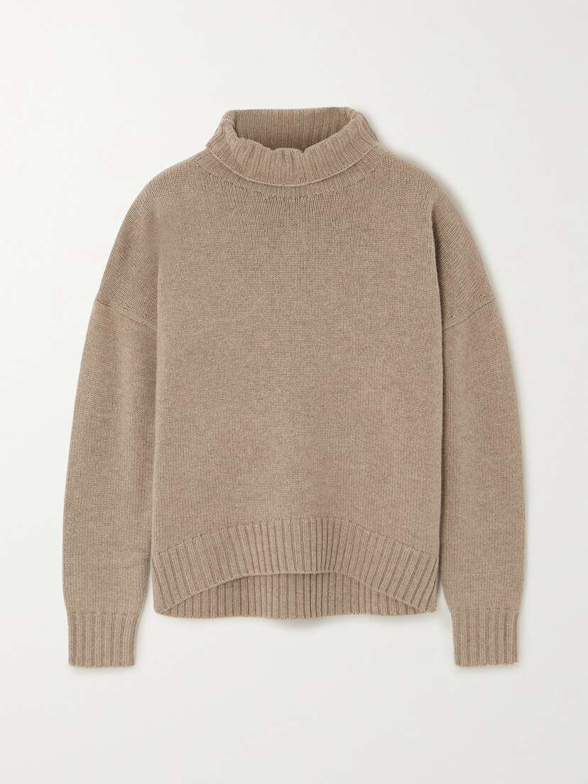 Max Mara Gianna Wool And Cashmere-blend Turtleneck Sweater