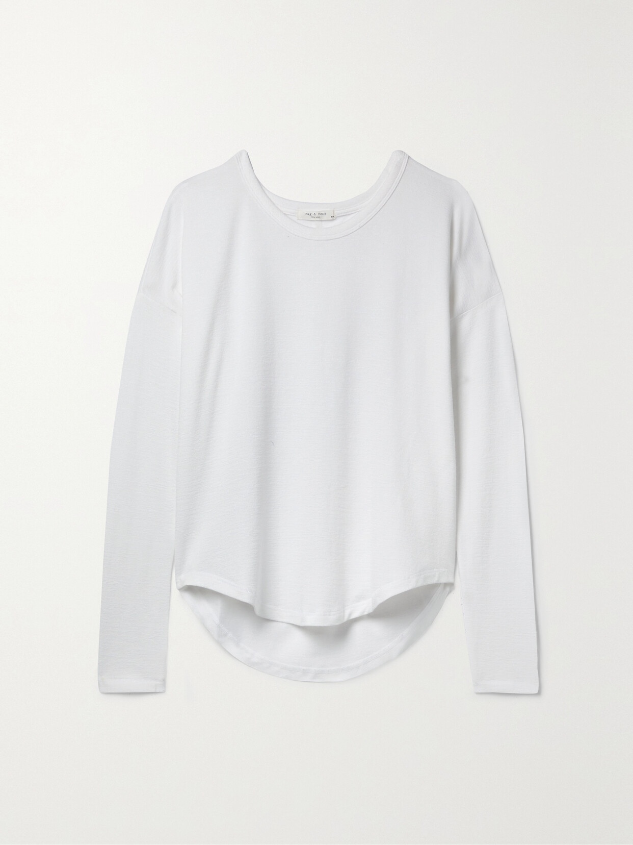 Rag & Bone Hudson Stretch-jersey Top - White